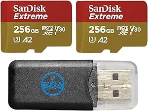 SanDisk 256GB_TF_Extreme_x2_R4 Extreme MicroSD Card 2-Pack — main product image