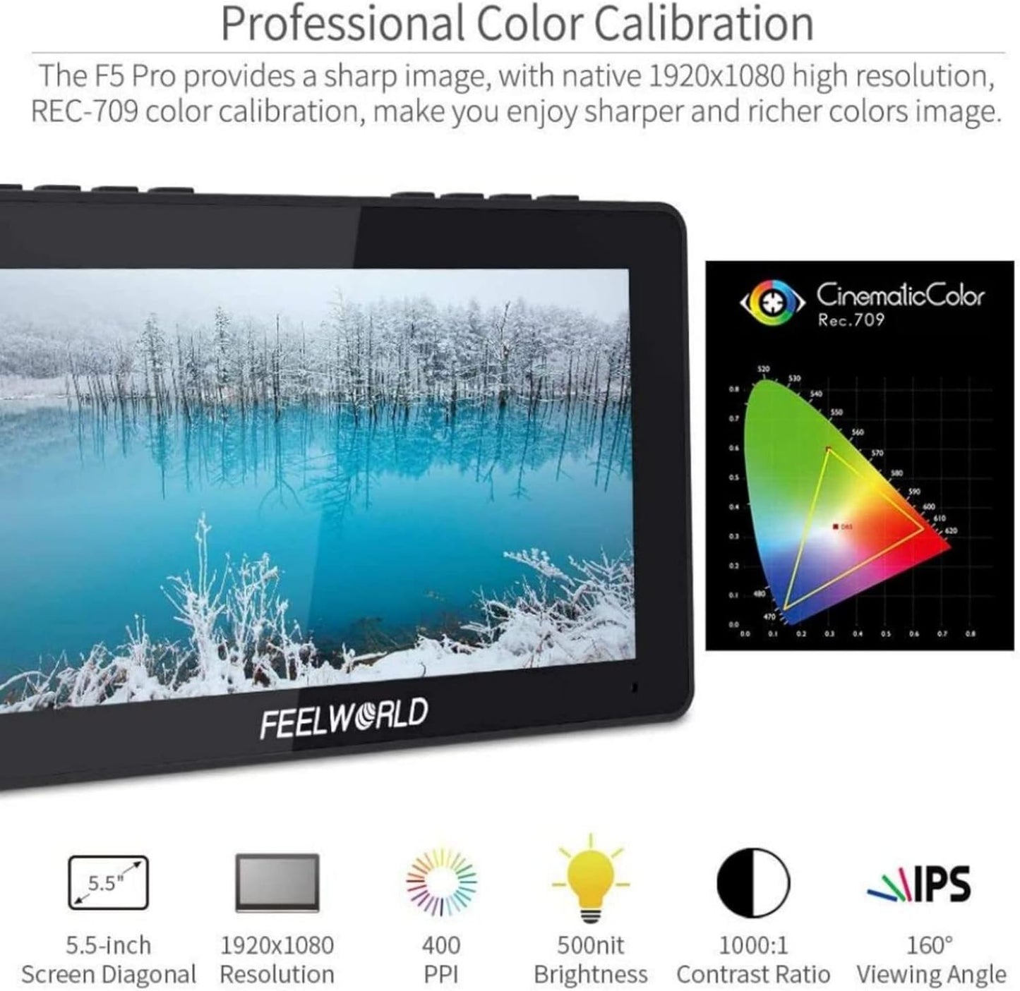 FEELWORLD EANAFD00002 F5 Pro V4 Touch Screen Monitor Kit