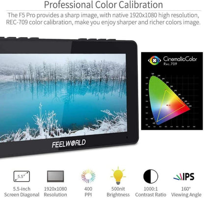 FEELWORLD EANAFD00002 F5 Pro V4 Touch Screen Monitor Kit