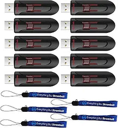 SanDisk 64GB Cruzer Glide 3.0 USB Drive 10-Pack with Lanyards