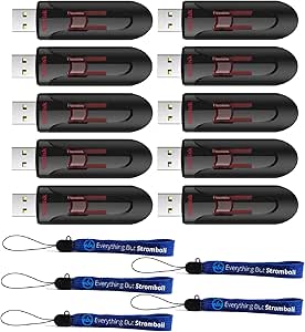 SanDisk Cruzer Glide 3.0 128GB USB Flash Drive 10-Pack