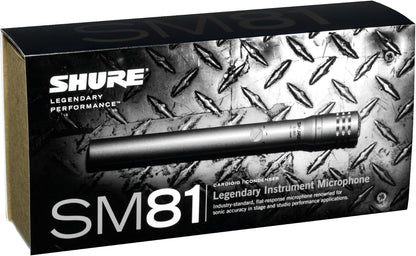 Shure SM81-LC Cardioid Condenser Instrument Mic