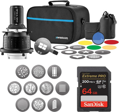 Westcott 810114281055 Optical Spot Bowens Mount GOBO Kit