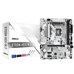 ASRock B760M-HDV/M.2 Intel DDR5 Micro ATX Motherboard
