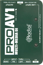 Radial Engineering R8001112 Pro AV1 Direct Box Audio
