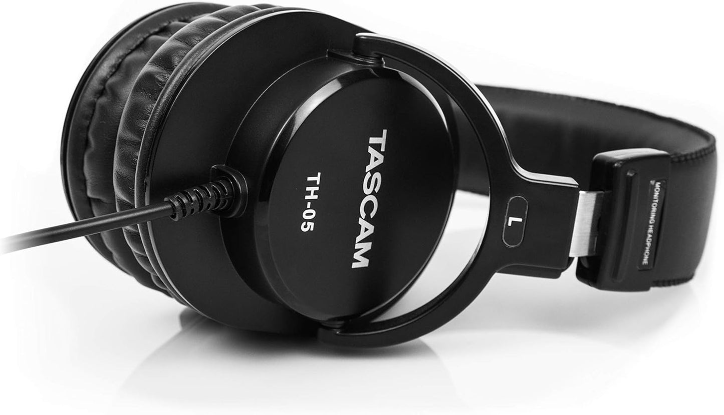 Tascam TH05 Black Studio Monitoring Headphones