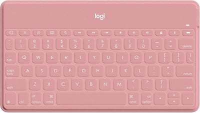 Logitech Teclados-1198 Keys-to-Go Bluetooth Keyboard - Blush Pink (Renewed)