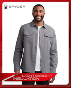 Spyder Men's - Button Down Tech Performance Long Sleeve Shirt
