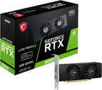 MSI GeForce RTX 3050 LP 6G OC Low Profile Graphics Card