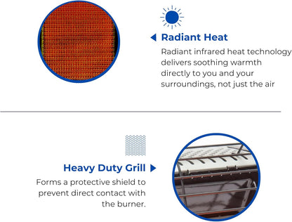 Avenger FBDPI9 Portable Propane Gas Outdoor Heater 9000 BTU