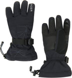Spyder 197046 Boy's Overweb Ski Gloves Black