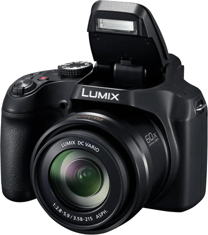 Panasonic DC-FZ80DK Lumix Digital Camera 4K 60x Zoom