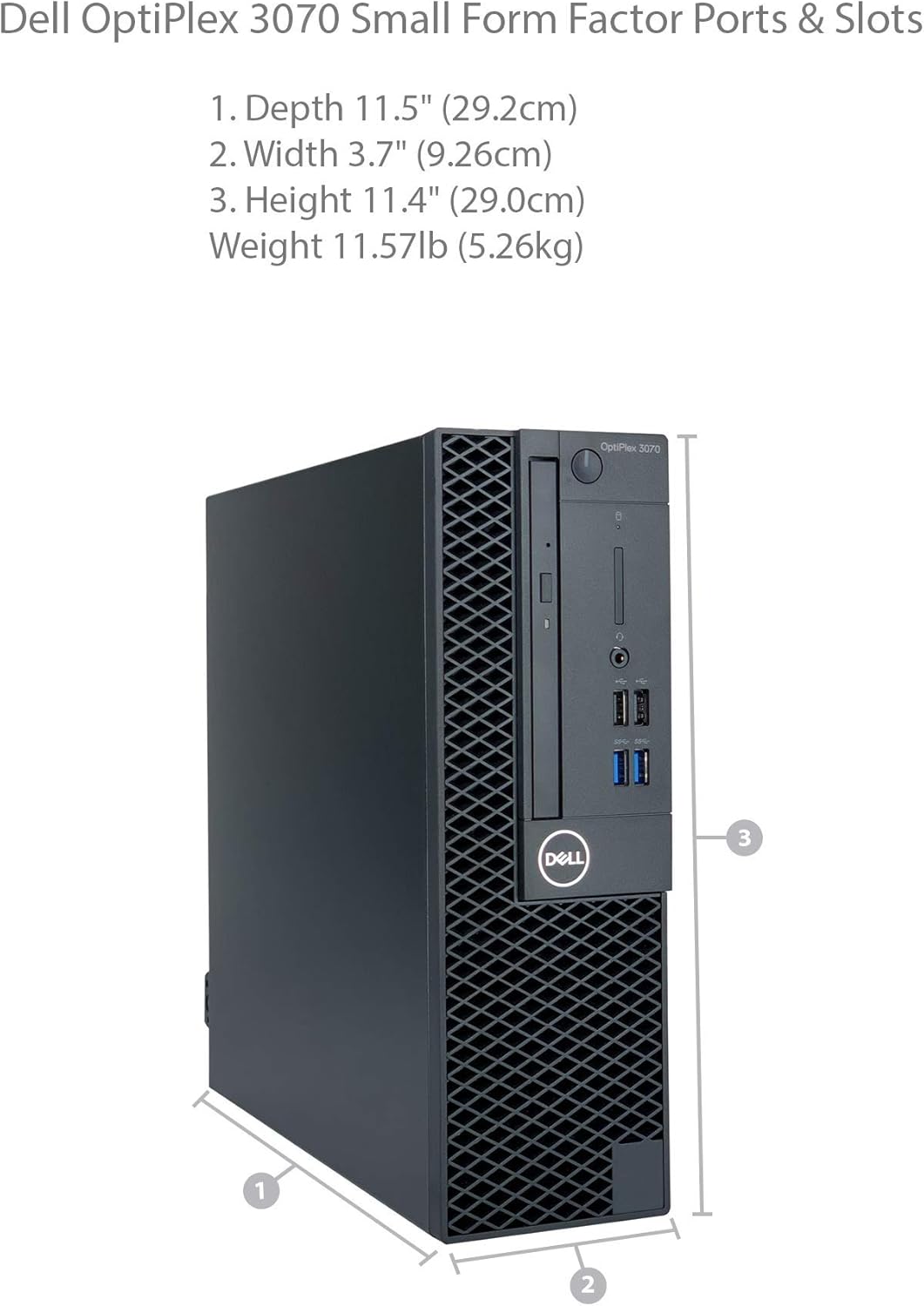 Dell Core i7 OptiPlex 3070 SFF Desktop Renewed