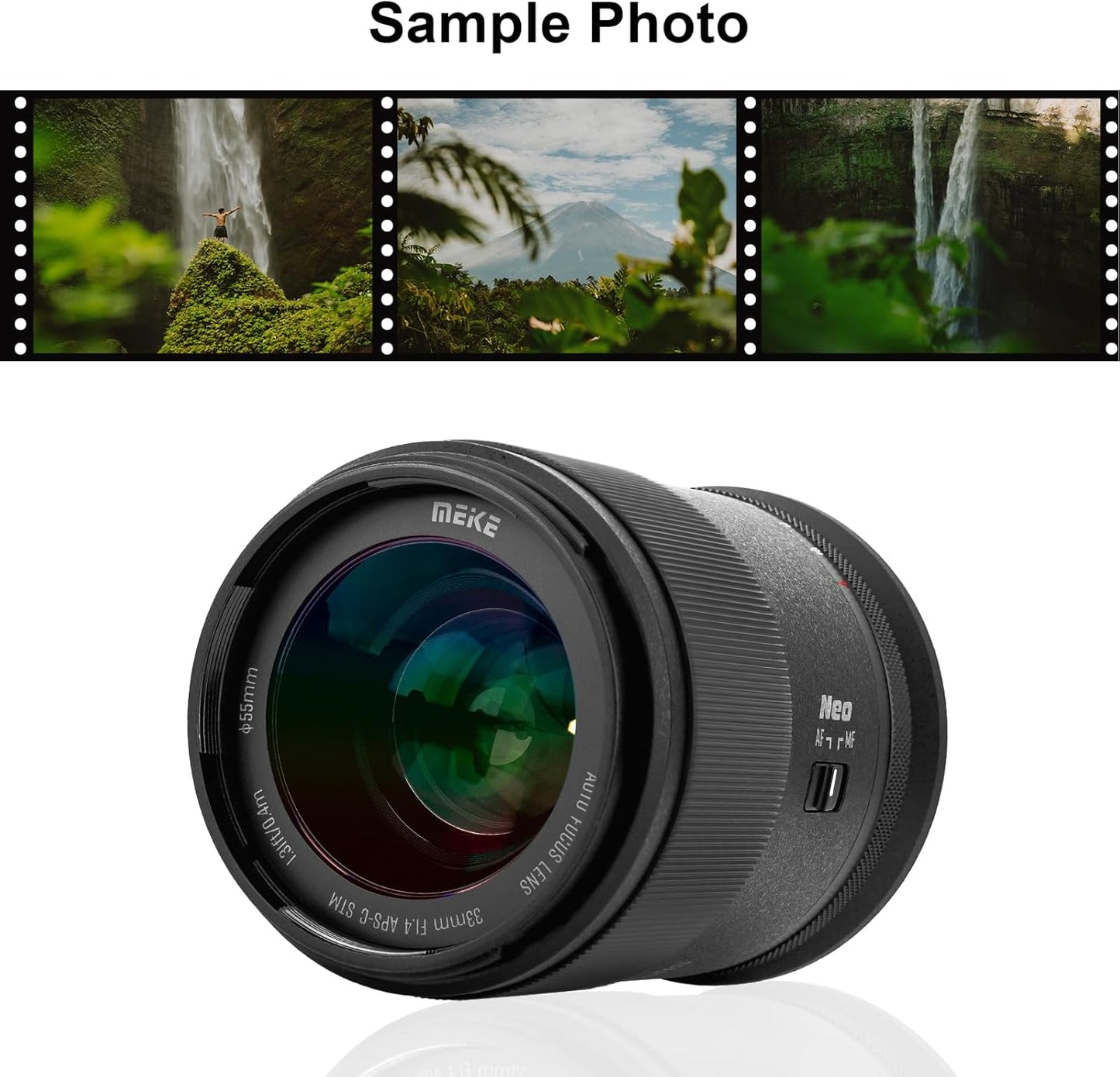 Meike 33mm F1.4 APS-C AF STM Lens for Sony E-Mount