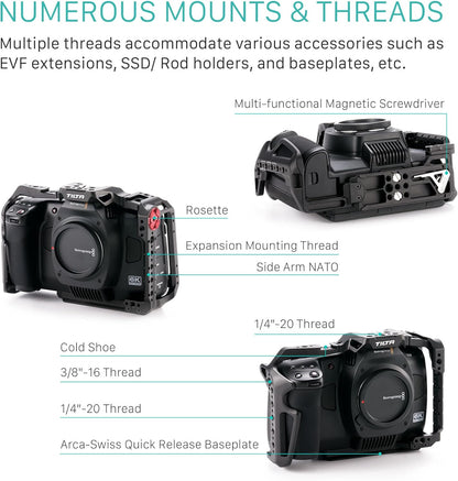 Tilta Blackmagic 6K Cinema Camera Cage Basic Kit