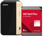QNAP TS-264-8G-28WD-US 2-Bay NAS 8TB WD Red RAID Bundle