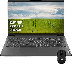 Lenovo IdeaPad 5 - Ryzen 7 4700U, 16GB RAM, 2TB SSD 15.6" Laptop (Renewed)