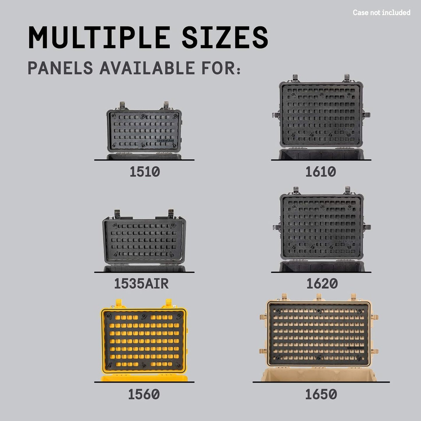 Pelican 1650 Case Molle Panel Organizer