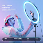 Neewer SRP18C RGB LED Ring Light Kit w/Stand