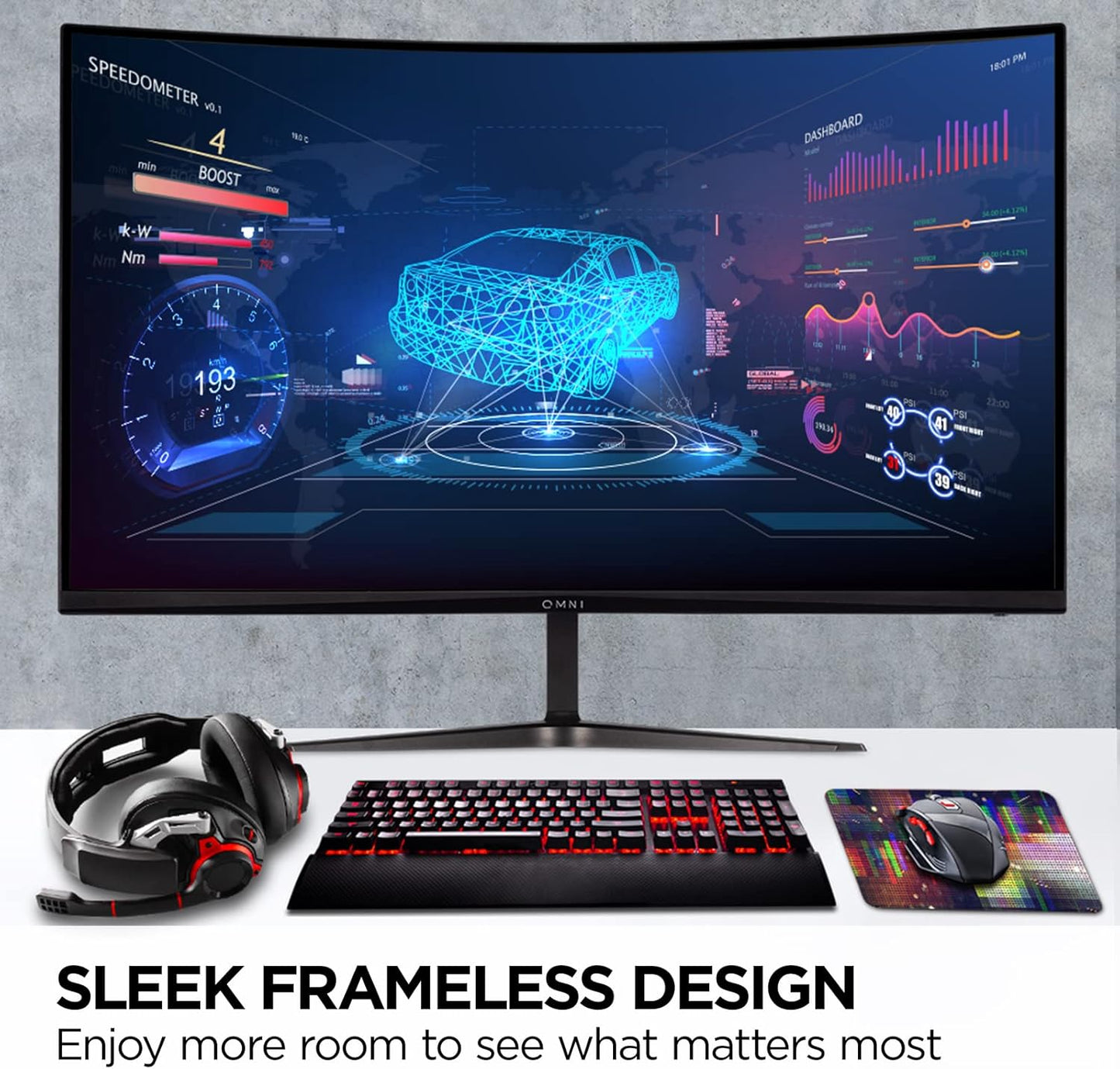 ViewSonic VX3218C-2K 32-Inch Curved Gaming Monitor