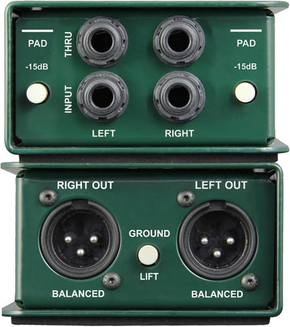 Radial Engineering JDI STEREO Premium Passive DI Box