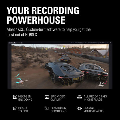 Elgato 10GBE9901 HD60 X - 4K30 Stream & Record Capture Card