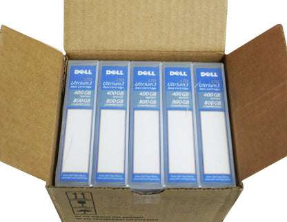 Dell HC591 LTO-3 Ultrium3 Data Tape Cartridge 5-Pack