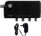 GE 34479 4-Way HD Digital TV Antenna Amplifier