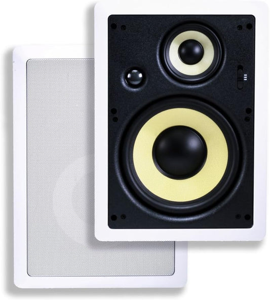 Monoprice 106816 Caliber Series In-Wall Speakers 8 Inch
