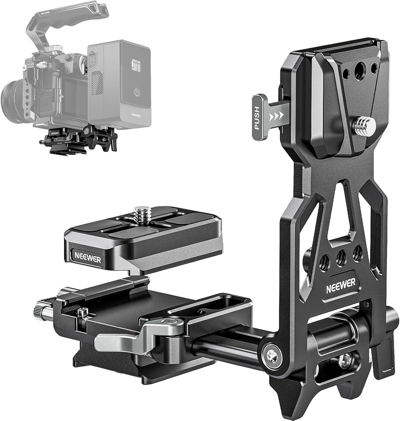 NEEWER PS015 Foldable V Mount Battery Plate Arca Type — main product image