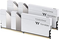 Thermaltake R020D408GX2-4000C19A TOUGHRAM 16GB DDR4 4000MHz White Memory