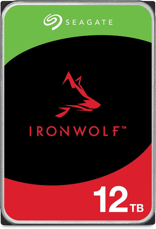 Seagate ST12000VN0007 12TB IronWolf NAS Hard Drive (Recertified)