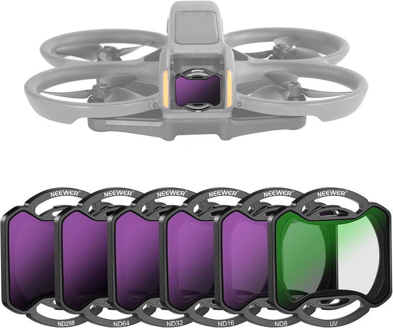 NEEWER FL-A28 DJI Avata 2 Filter Kit: ND/UV Lens Accessories — main product image