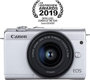 Canon EOS M200 15-45mm STM Kit Mirrorless Camera (Renewed)
