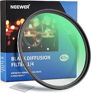 Neewer 10101370 40.5mm Black Diffusion 1/4 Filter