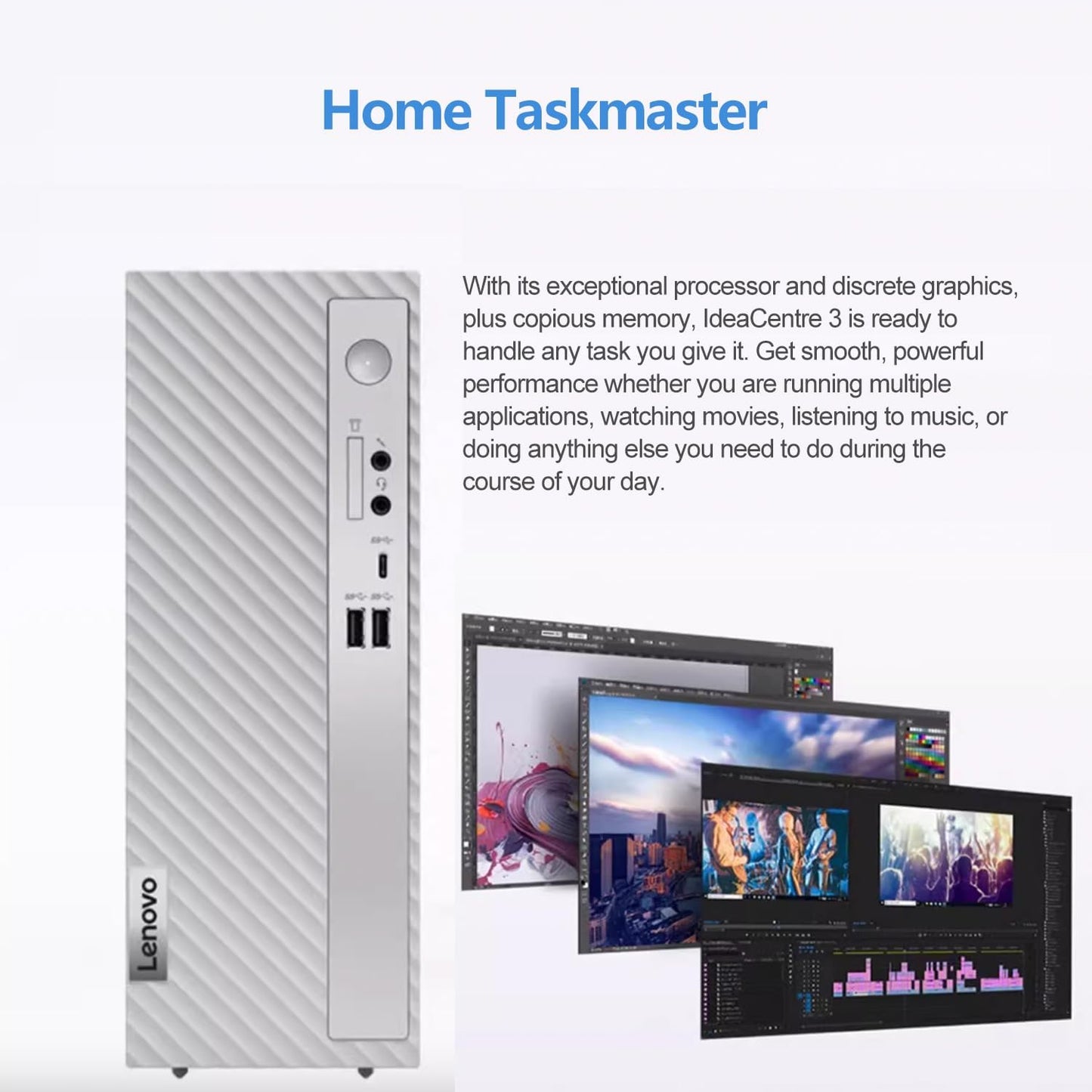 Lenovo ideacentre A340 SFF Desktop PC: 16GB RAM 1TB SSD