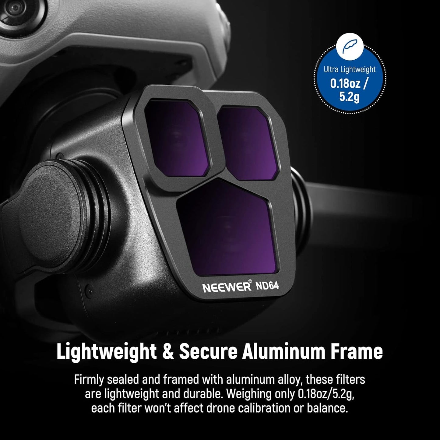 Neewer 10102444 Mavic 3 Pro ND Filter Set (ND16/32/64/PL)