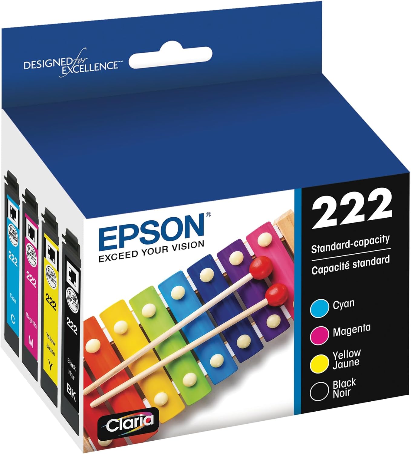 Epson T222120-BCS Claria Ink Combo Pack