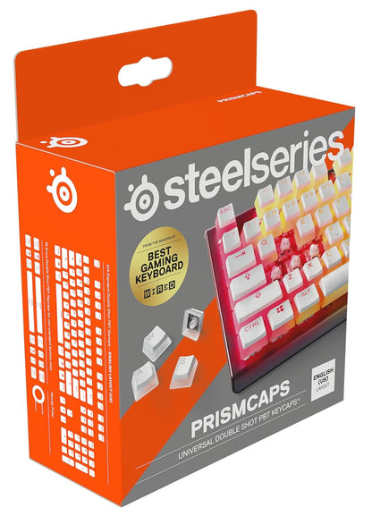 SteelSeries 60203 PrismCaps Pudding Keycaps Double Shot PBT