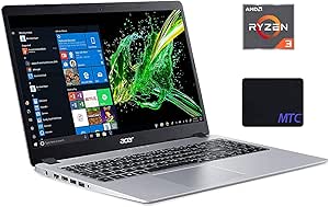Acer Acer Aspire 5 Slim Ryzen 3 Laptop - Silver — main product image