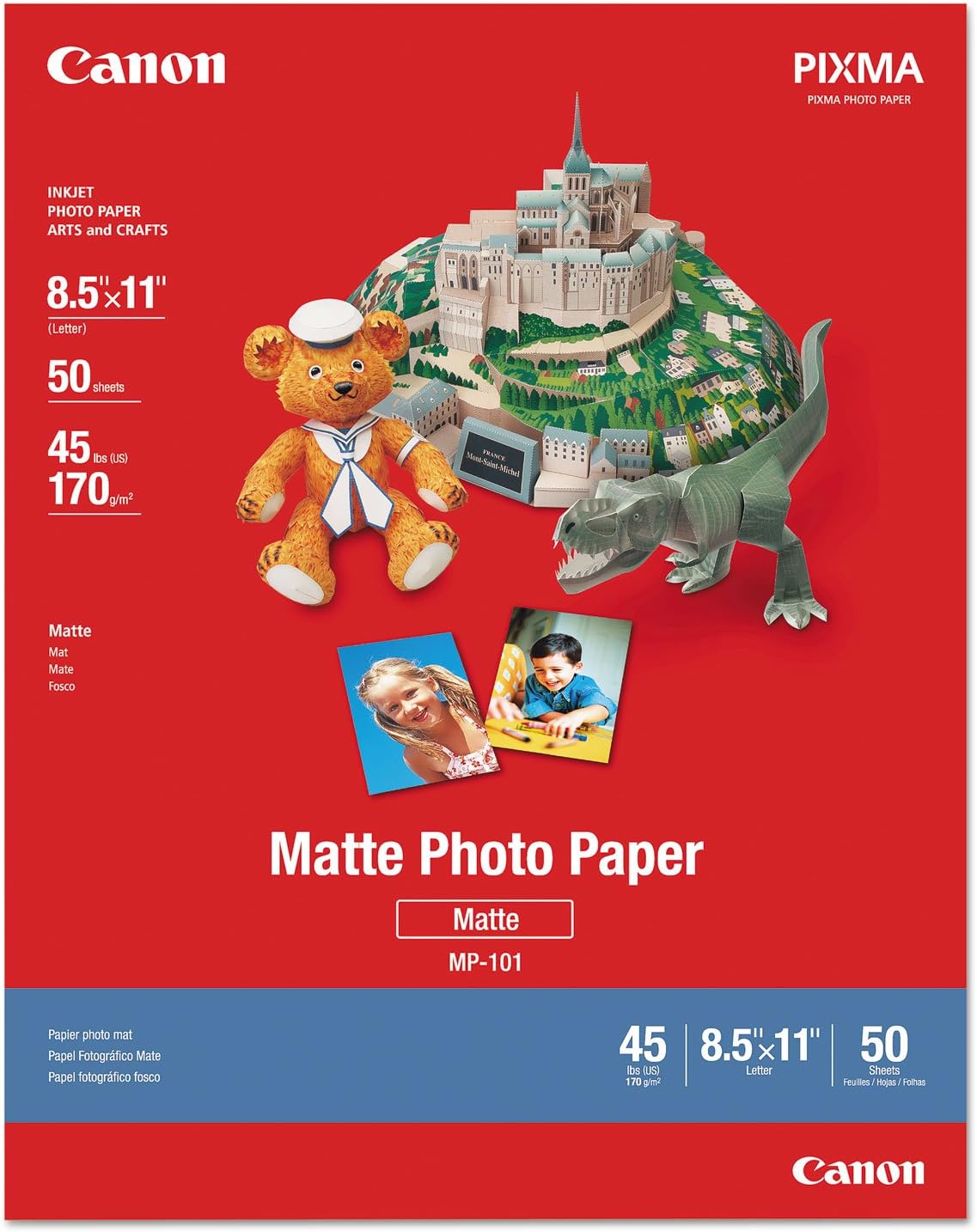 Canon 7981A004 Photo Paper Plus Matte 8.5x11 50 Sheets