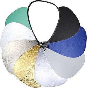 Neewer 10083146@@##1 8-in-1 Portable Triangle Lighting Reflector