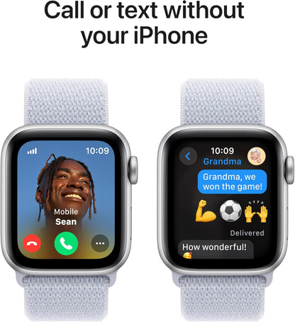 Apple Watch SE (2nd Gen) - GPS + Cellular, 40mm, Silver Loop