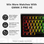 Glorious GLO-KB-GMMK3-PRO-75-PB-HE-WL-BLK-US GMMK 3 PRO HE Wireless Keyboard
