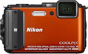 Nikon MAIN-97133 Coolpix AW130 Waterproof Digital Camera