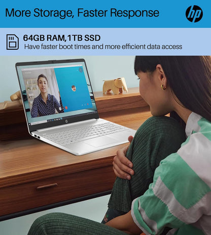 HP 2024 Touchscreen Laptop i3-1215U 64GB RAM 1TB SSD