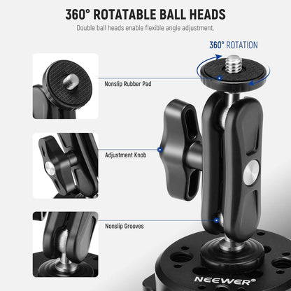 Neewer CA013 6-inch Camera Suction Cup Mount