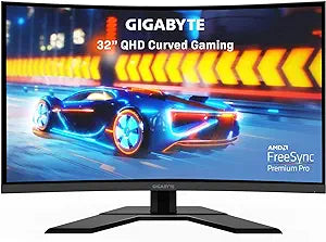 Gigabyte G32QC-SA 32" 165Hz Curved Gaming Monitor
