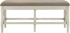 Lexicon 194840249351 Fugue Gray Counter Height Bench