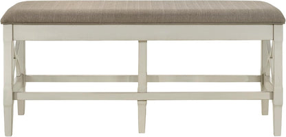 Lexicon 194840249351 Fugue Gray Counter Height Bench